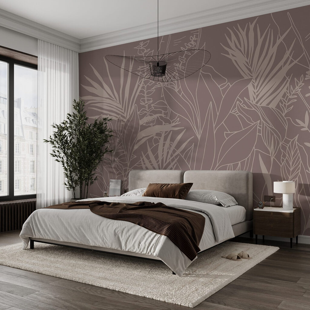 Tropische Zweige in Tusche — Interieur 1
