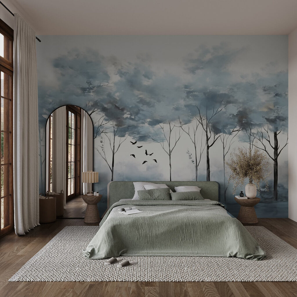 Vögel im lichten Wald — Interieur 1