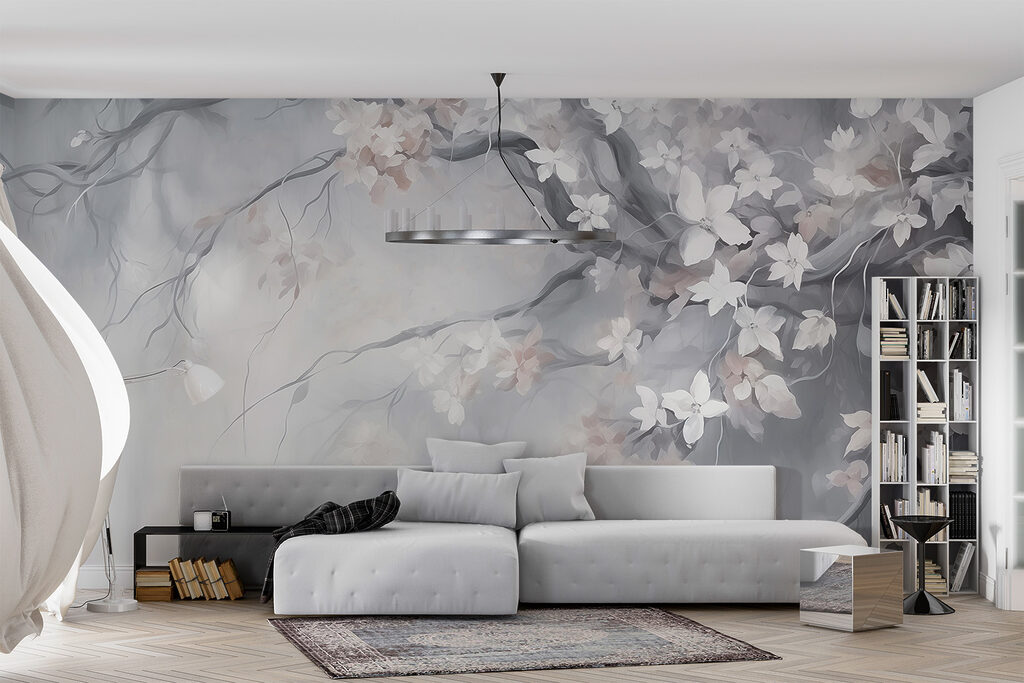 Blütenzweige im Dunst — Interieur 1