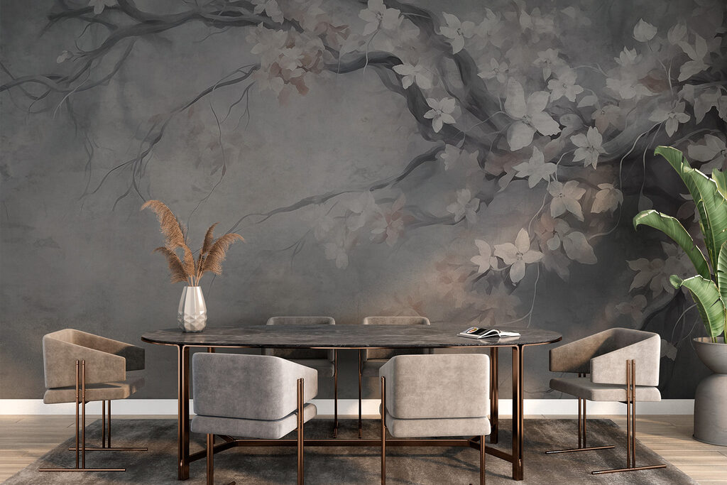 Blütenzweige im Dunst — Interieur 3