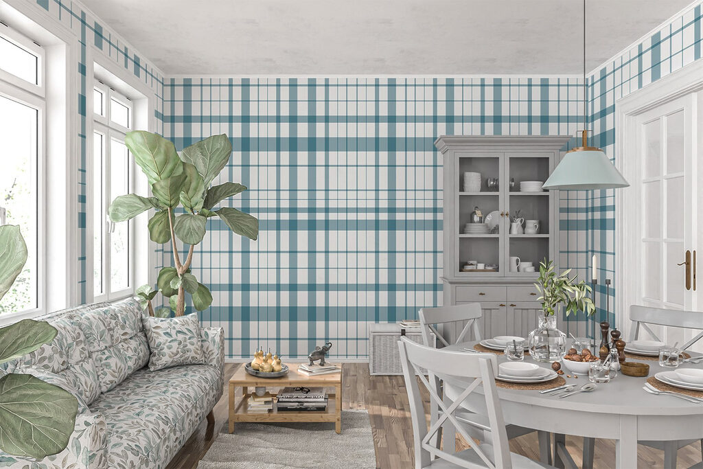 Ruhiges Karomuster — Interieur 2