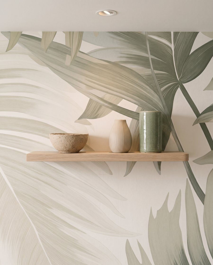 Blasse Palmwedel — Detail