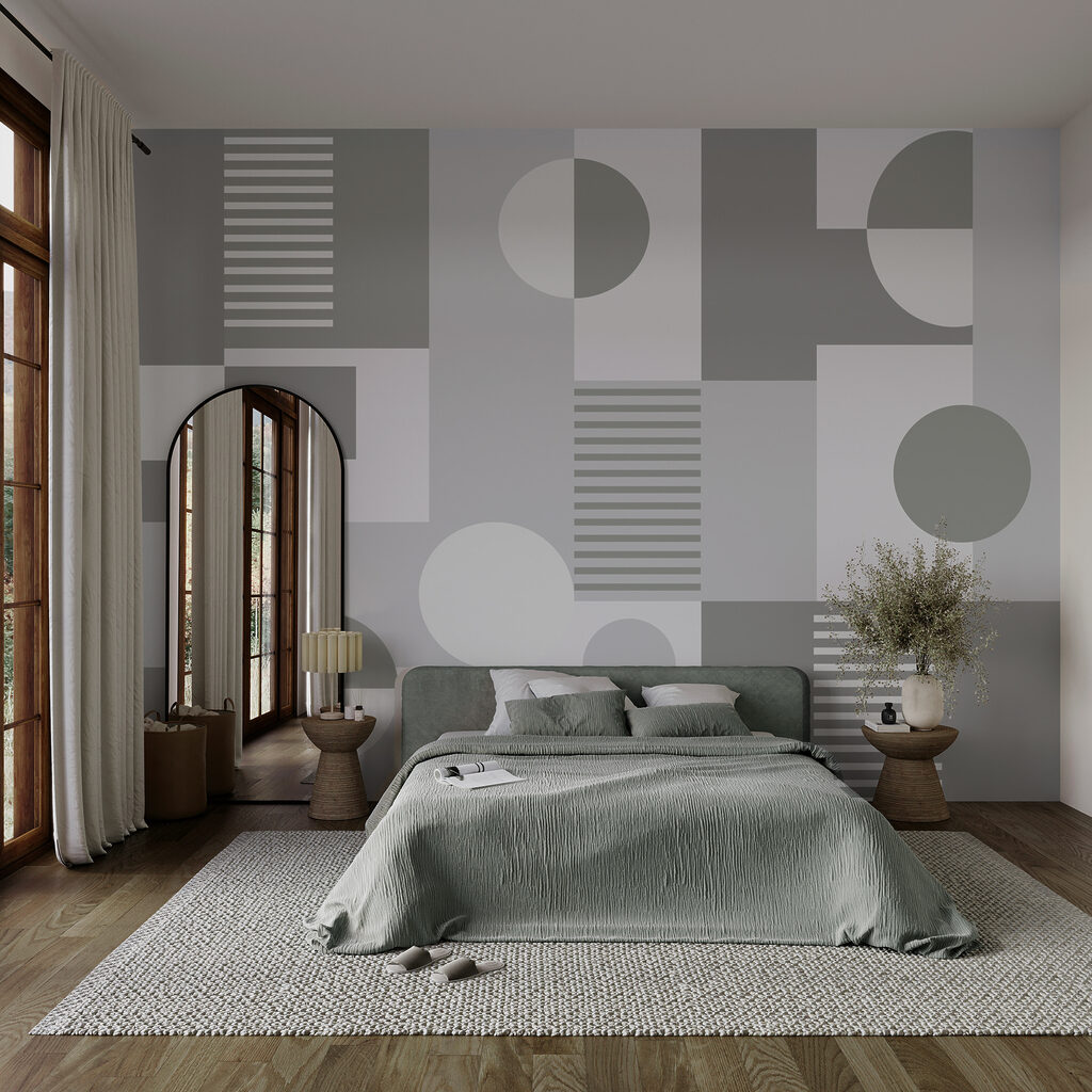 Geometrische Collage — Interieur 1