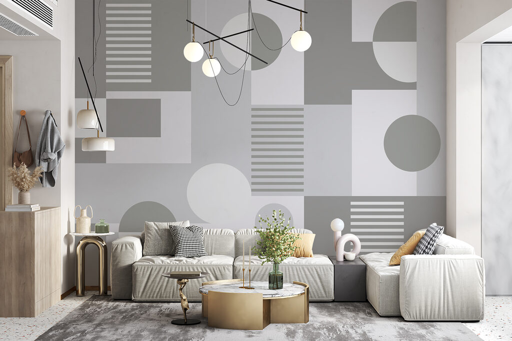 Geometrische Collage — Interieur 3