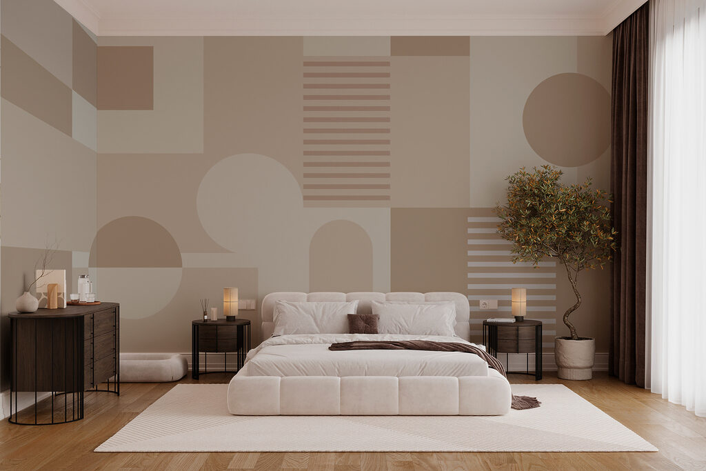 Geometrische Collage — Interieur 1