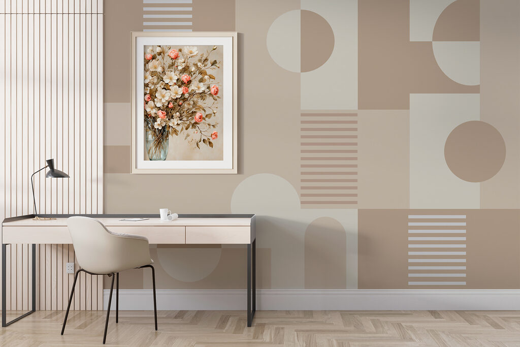 Geometrische Collage — Interieur 2