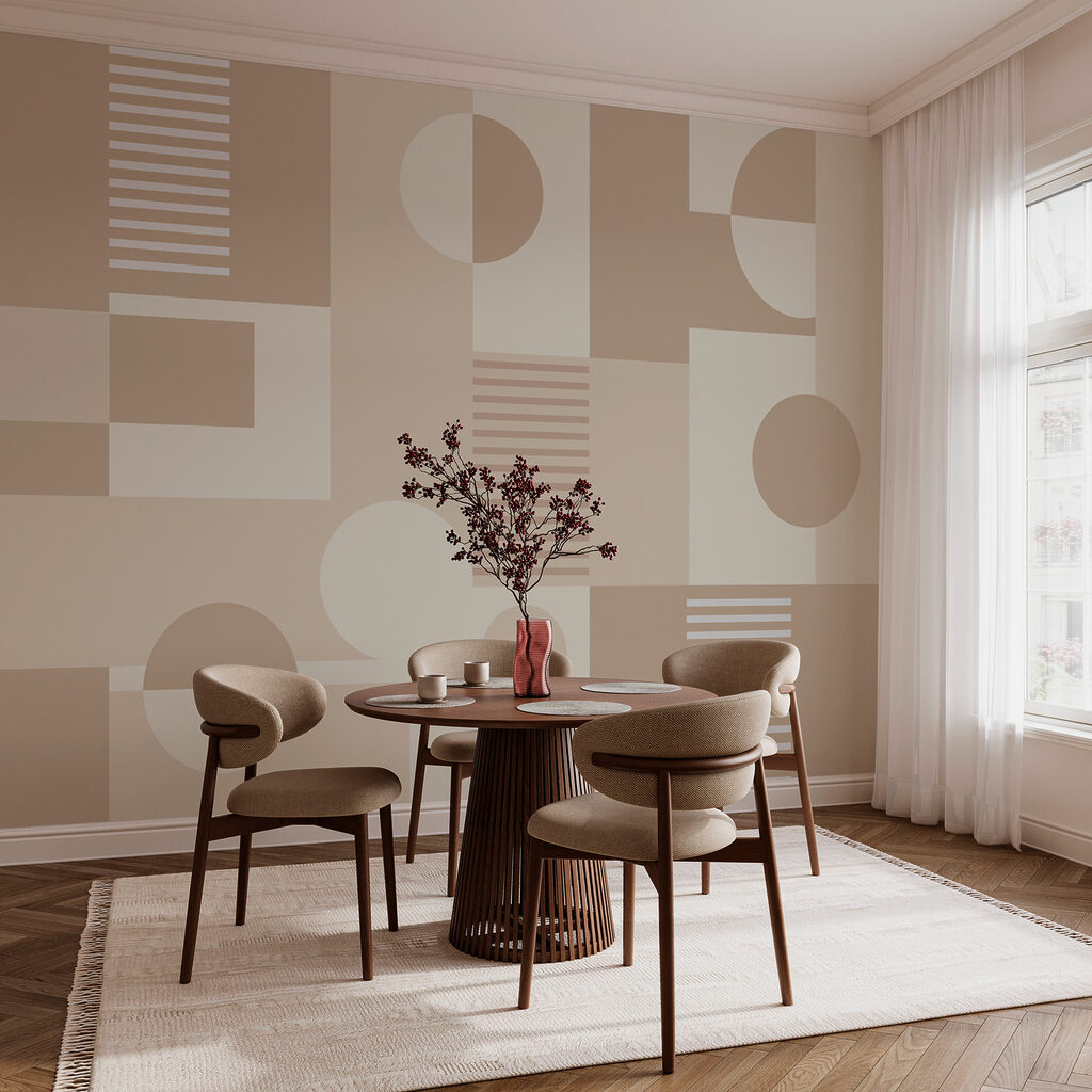 Geometrische Collage — Interieur 3