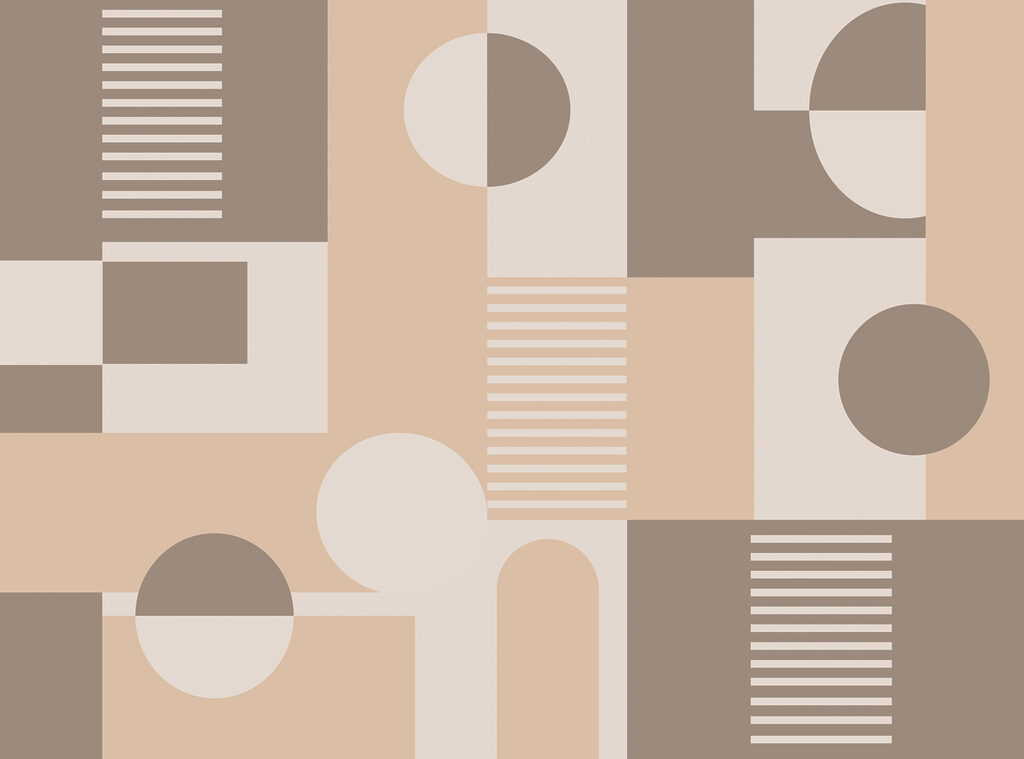 Geometrische Collage — ganzes Design