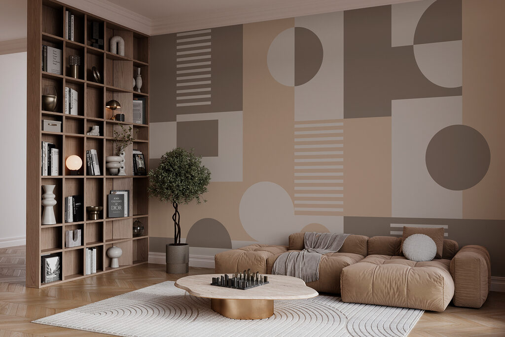 Geometrische Collage — Interieur 1