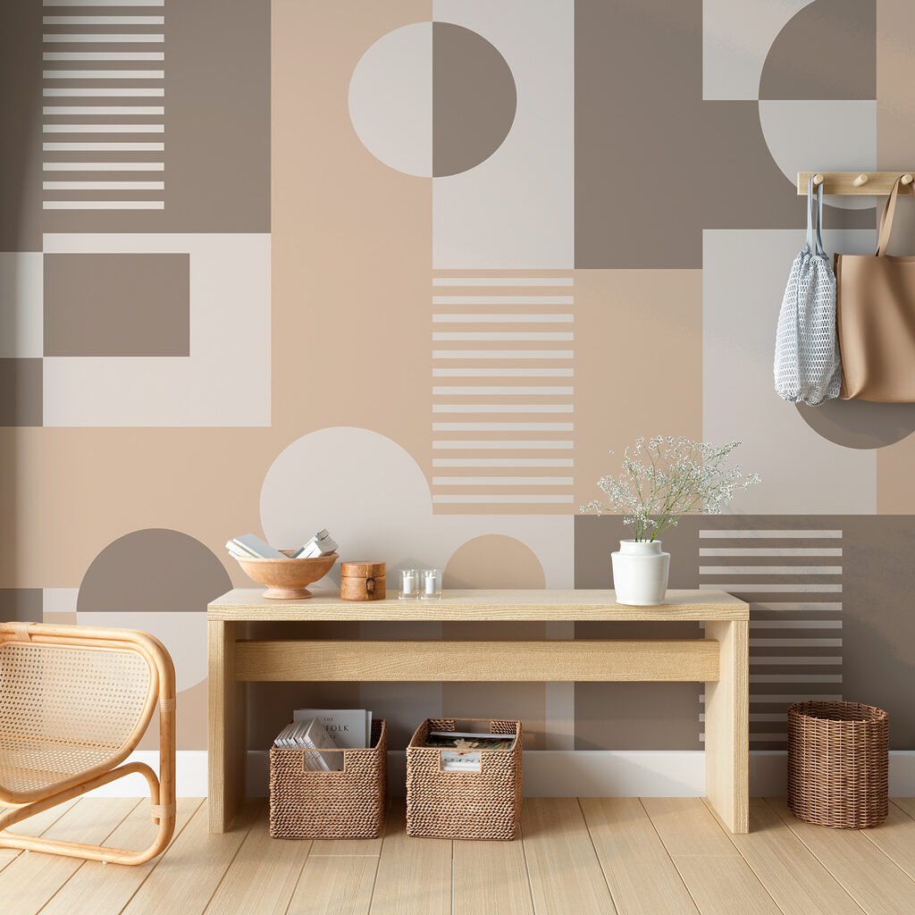 Geometrische Collage — Interieur 2