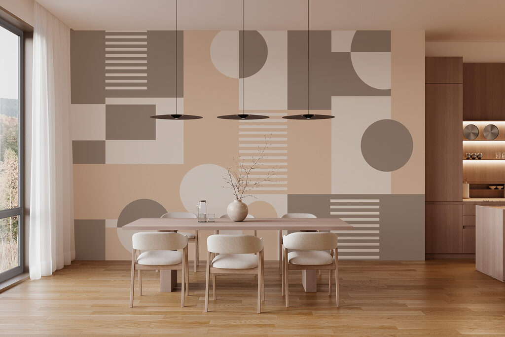 Geometrische Collage — Interieur 3