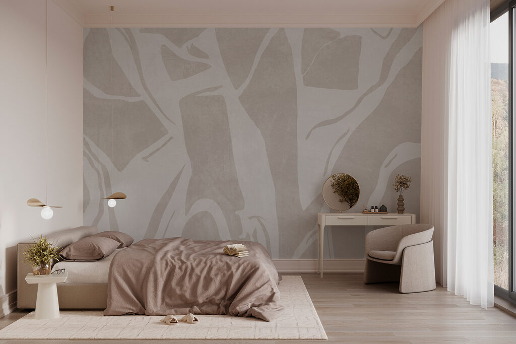 Grafischer Wald in einem Interieur