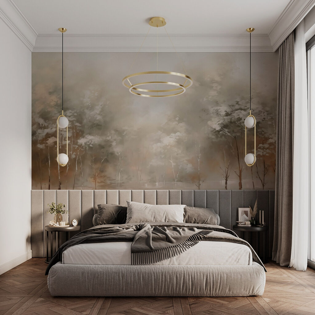 Baumkronen im Dunst — Interieur 1