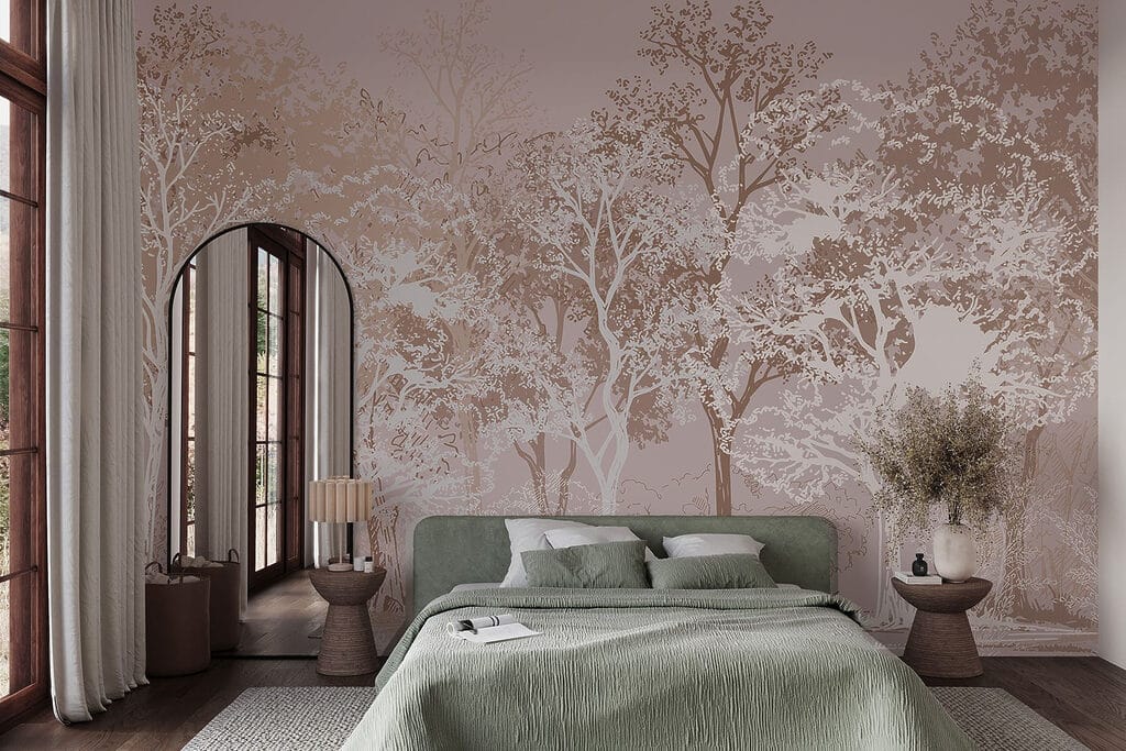 Bäume in kontrastreichen Linien — Interieur 1