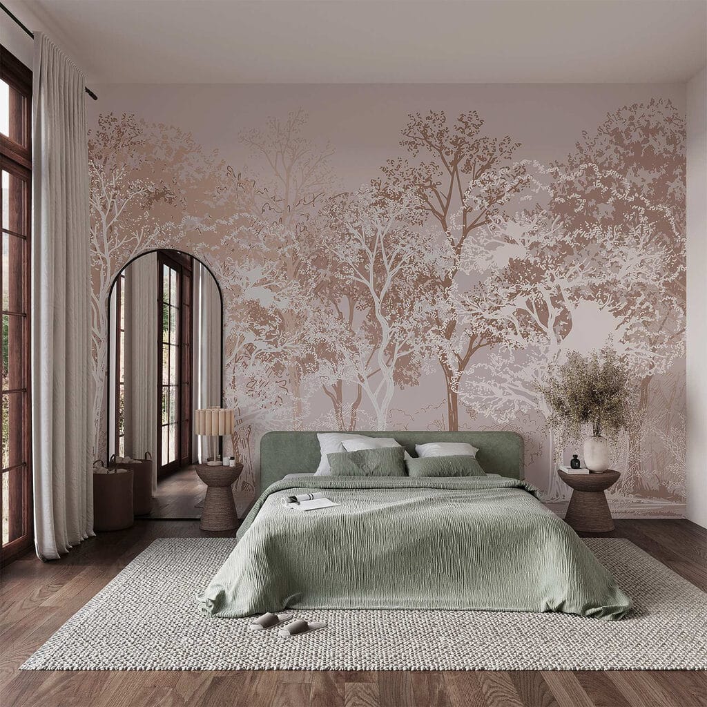 Bäume in kontrastreichen Linien — Interieur 2