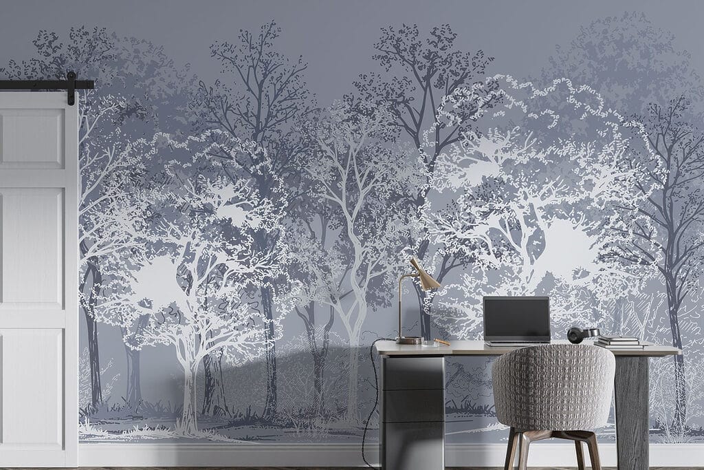 Bäume in kontrastreichen Linien — Interieur 5