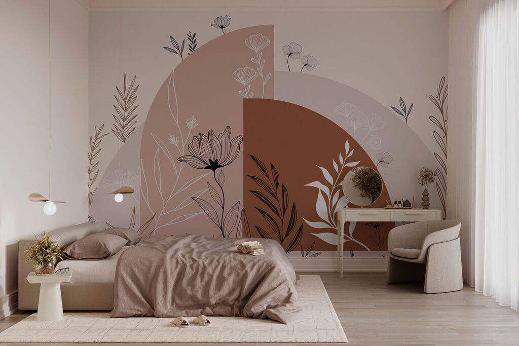 Blütenzweige vor Bögen — Interieur 1