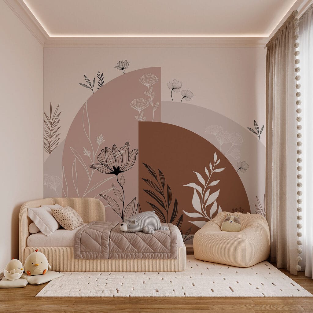 Blütenzweige vor Bögen — Interieur 3