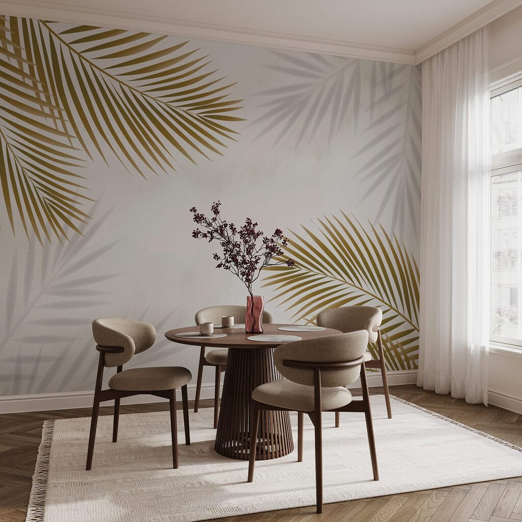 Palmwedel mit sanften Schatten — Interieur 2