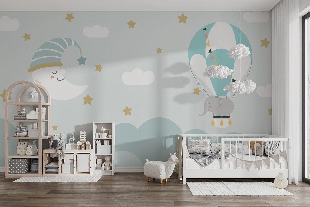 Elefantenbaby im Ballon — Interieur 1