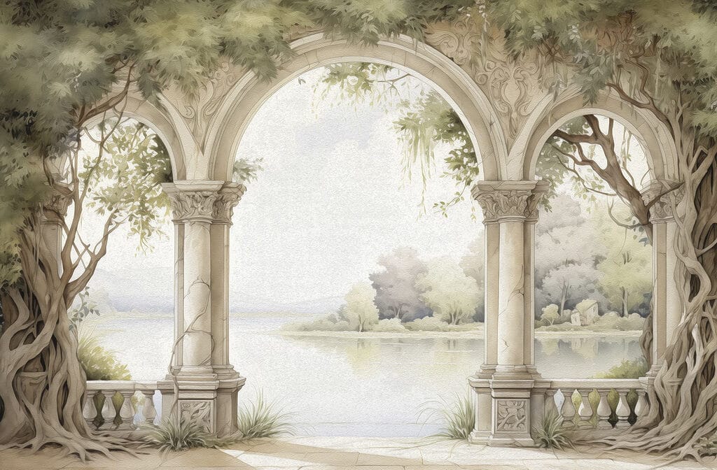 Bögen am stillen Wasser — ganzes Design
