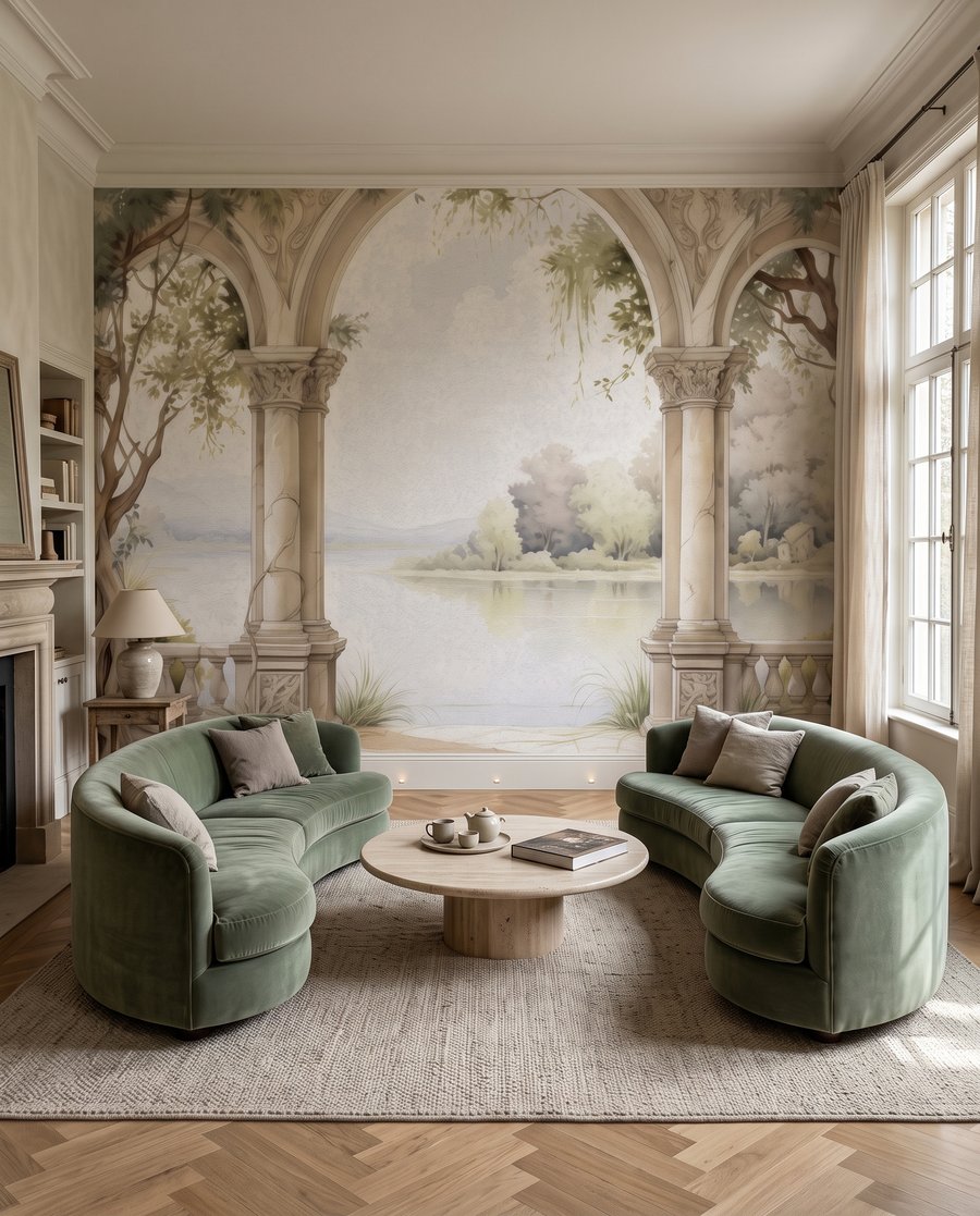 Bögen am stillen Wasser — Interieur 2