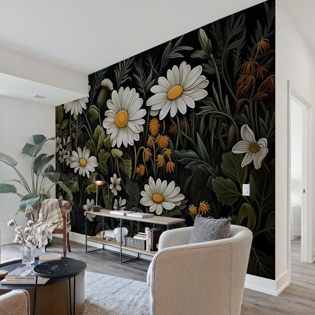 Gänseblümchen im Blattwerk — Interieur 3