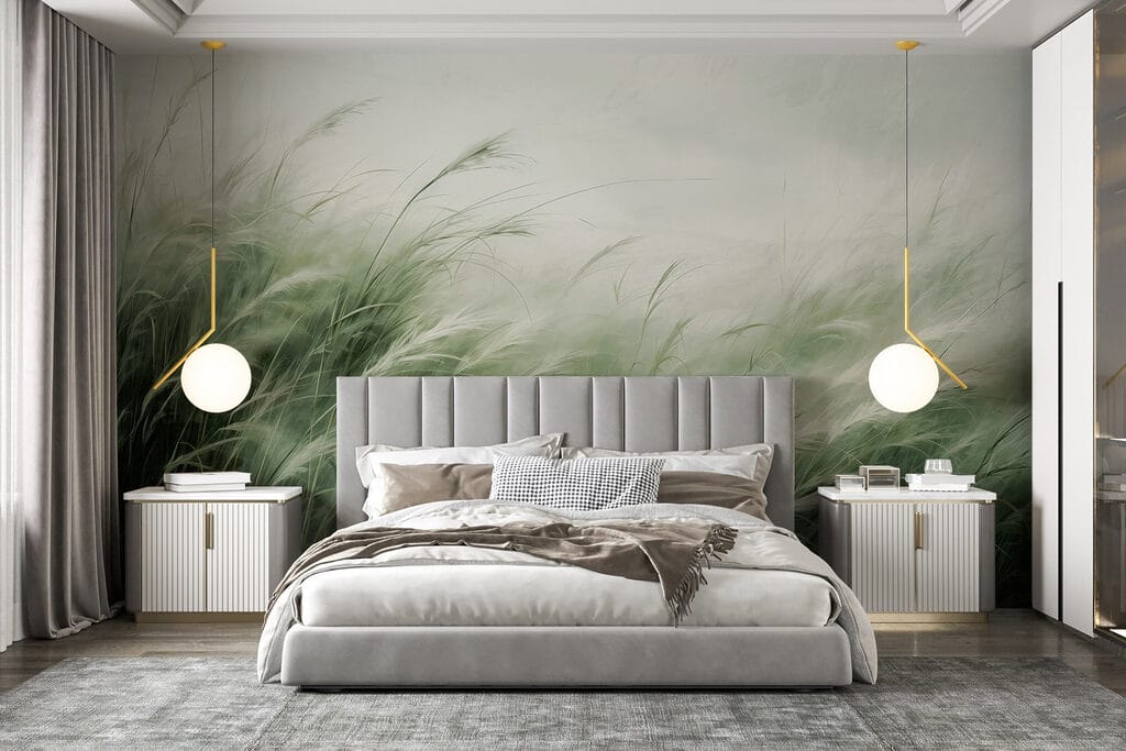 Wogende Halme in einem Interieur