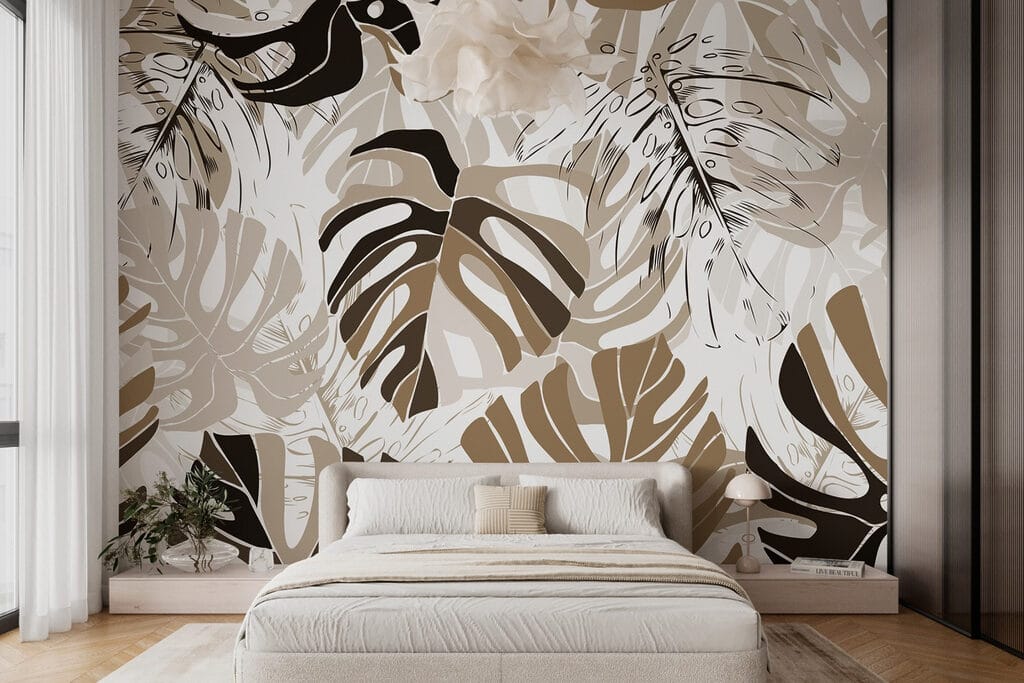 Grafische Tropenblätter — Interieur 2
