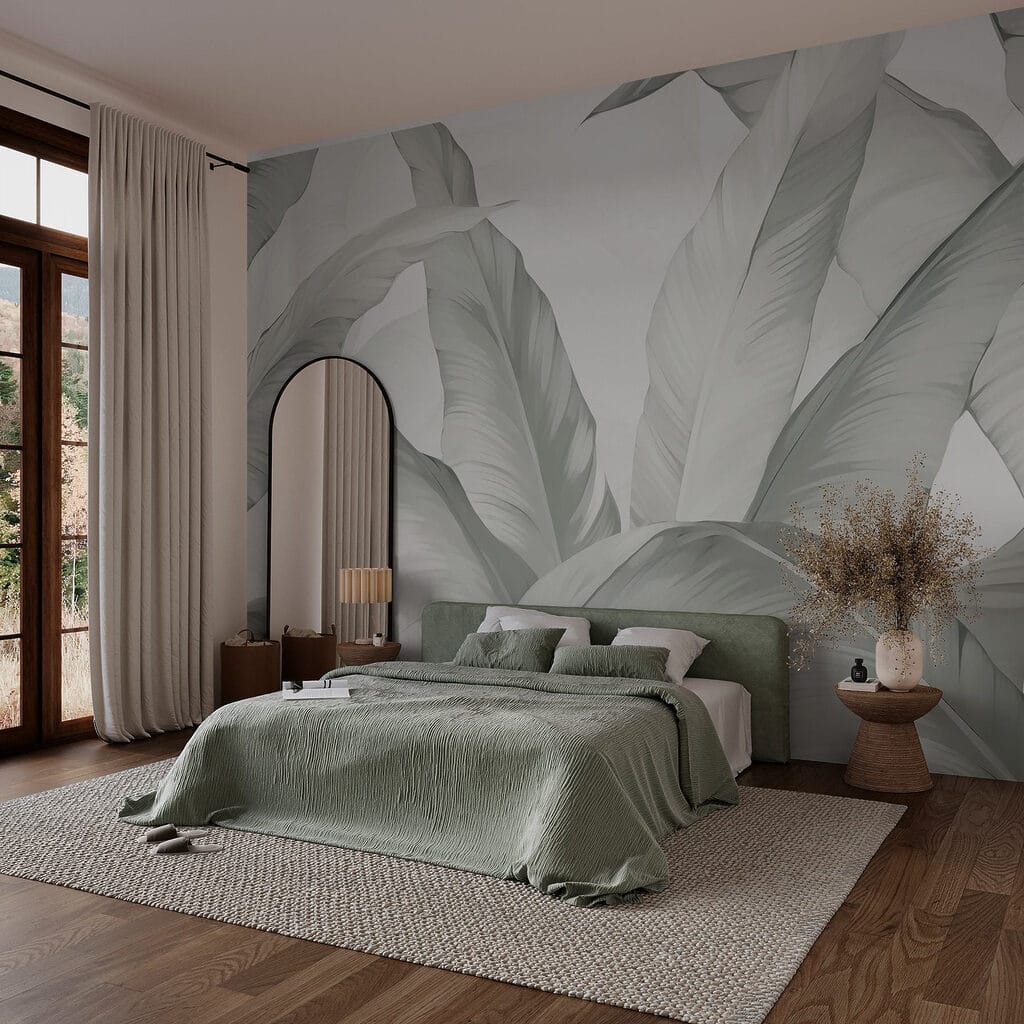 Blätter in blassen Pinselstrichen — Interieur 2