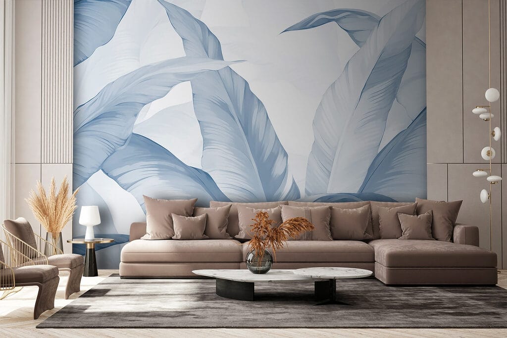 Blätter in blassen Pinselstrichen — Interieur 2