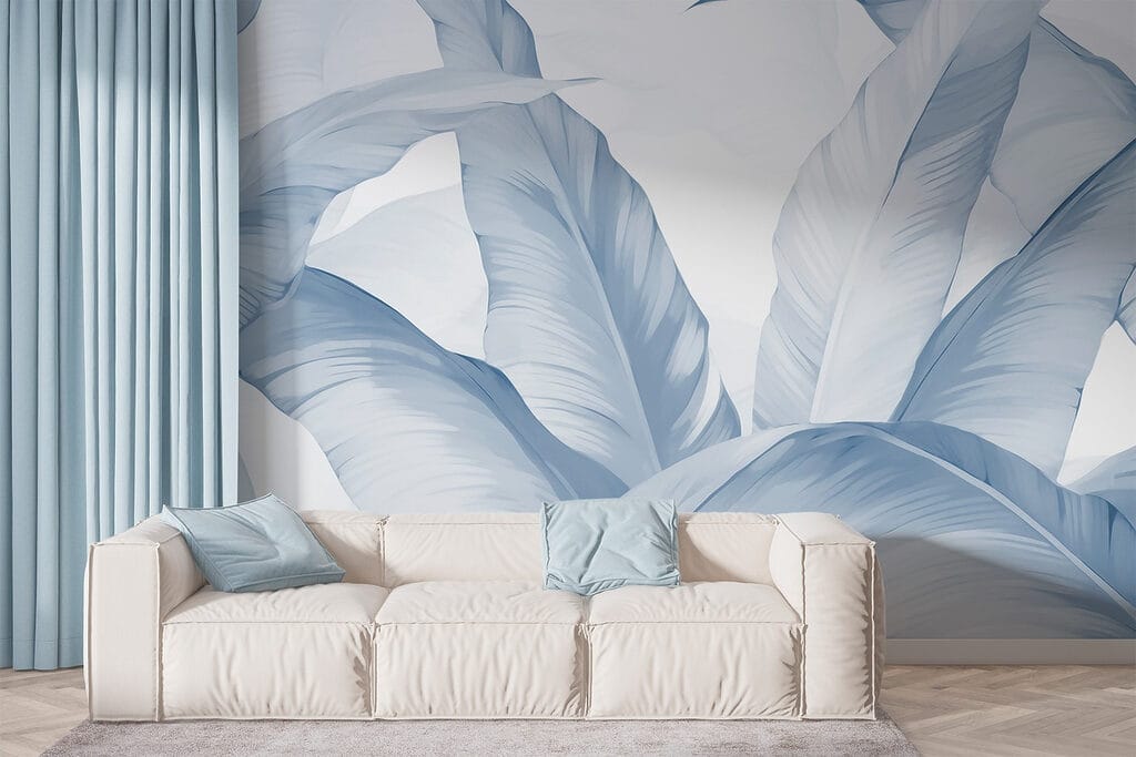Blätter in blassen Pinselstrichen — Interieur 3