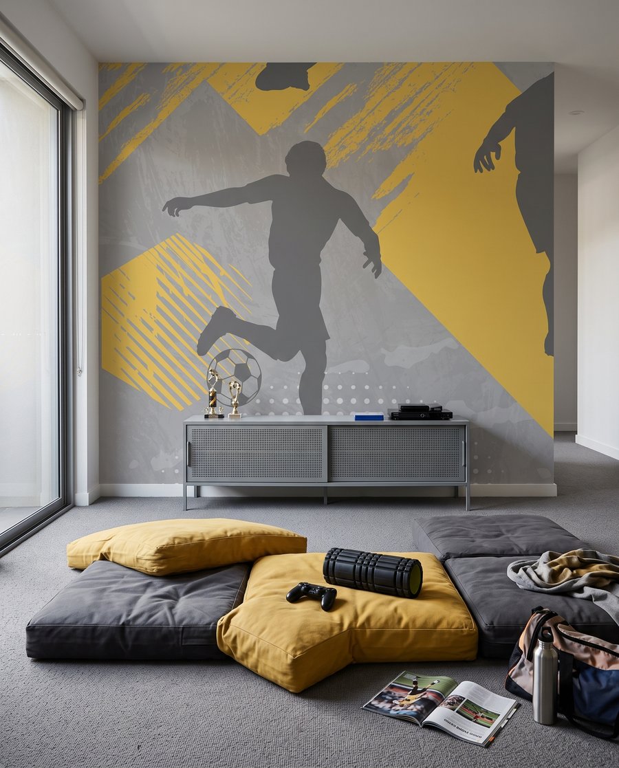 Fußballer in Bewegung — Interieur 6