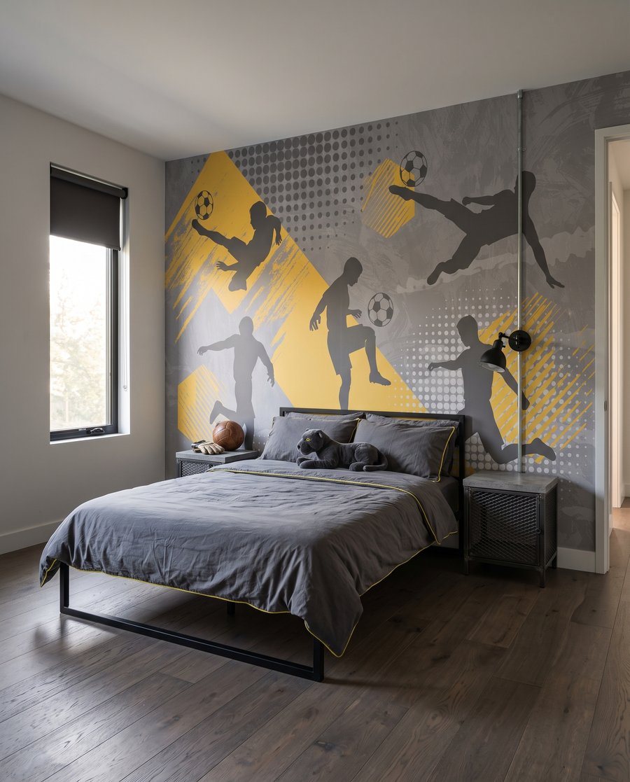Fußballer in Bewegung — Interieur 8