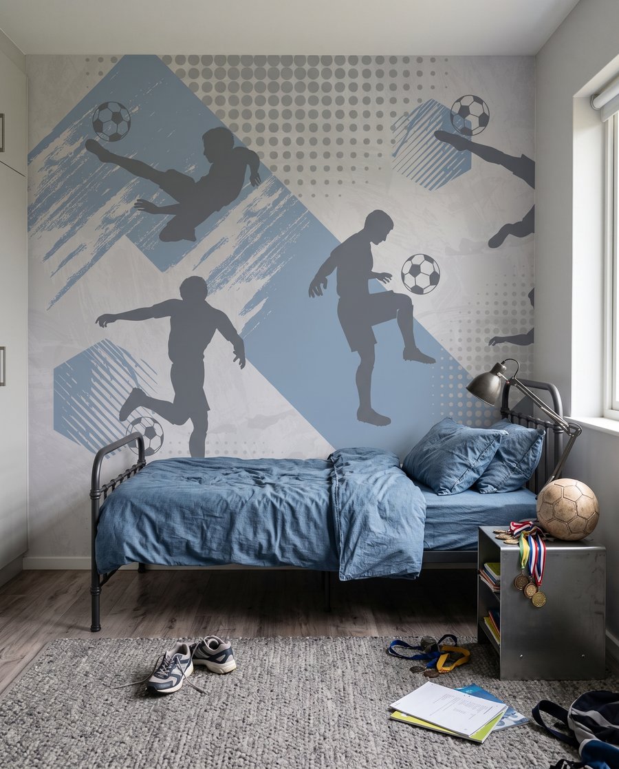 Fußballer in Bewegung — Interieur 2