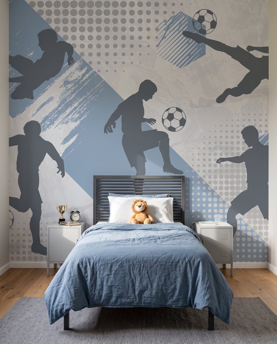 Fußballer in Bewegung — Interieur 4