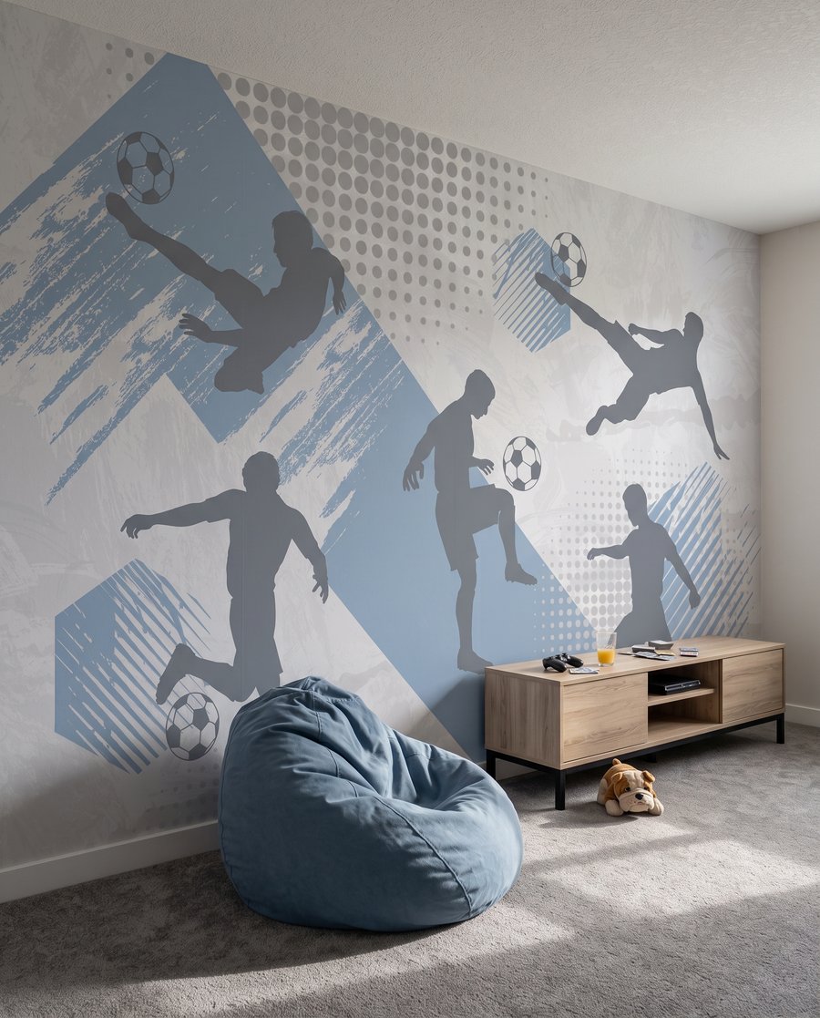 Fußballer in Bewegung — Interieur 6