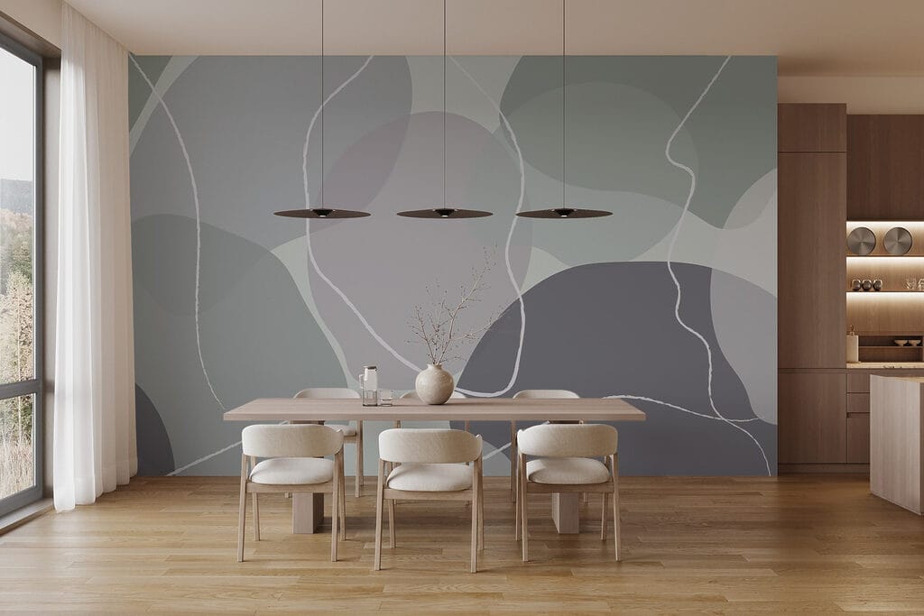 Farbkiesel mit weißen Linien — Interieur 2