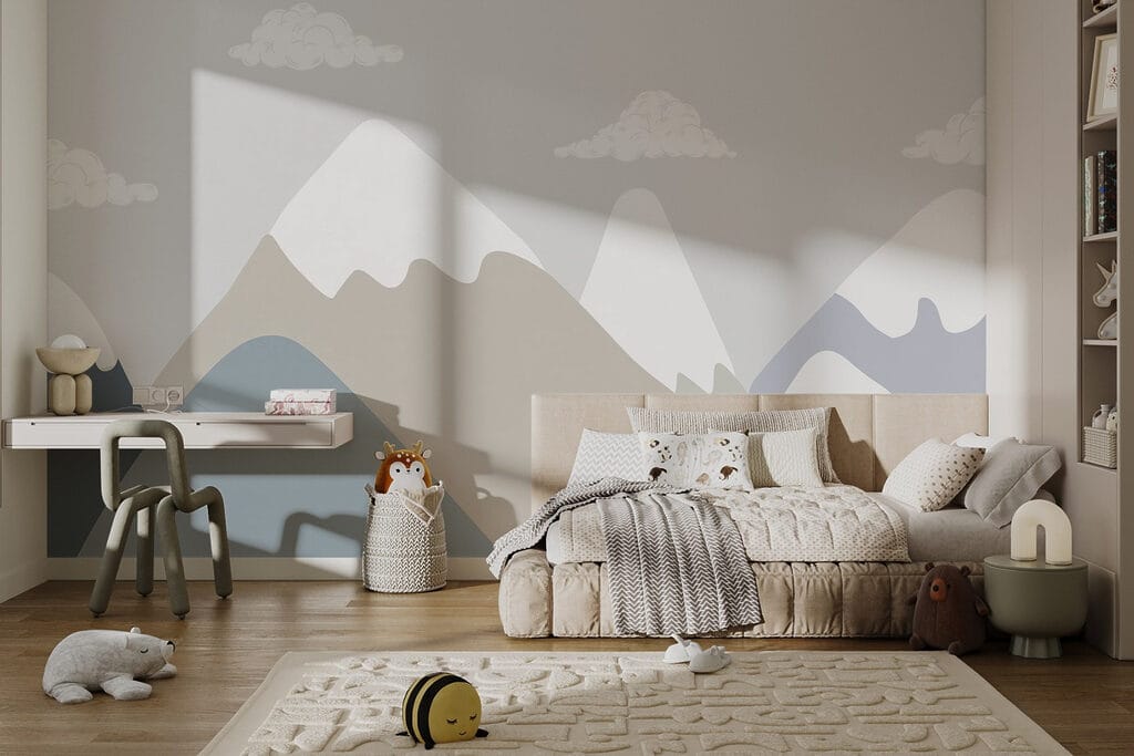 Verschneite Berge — Interieur 1