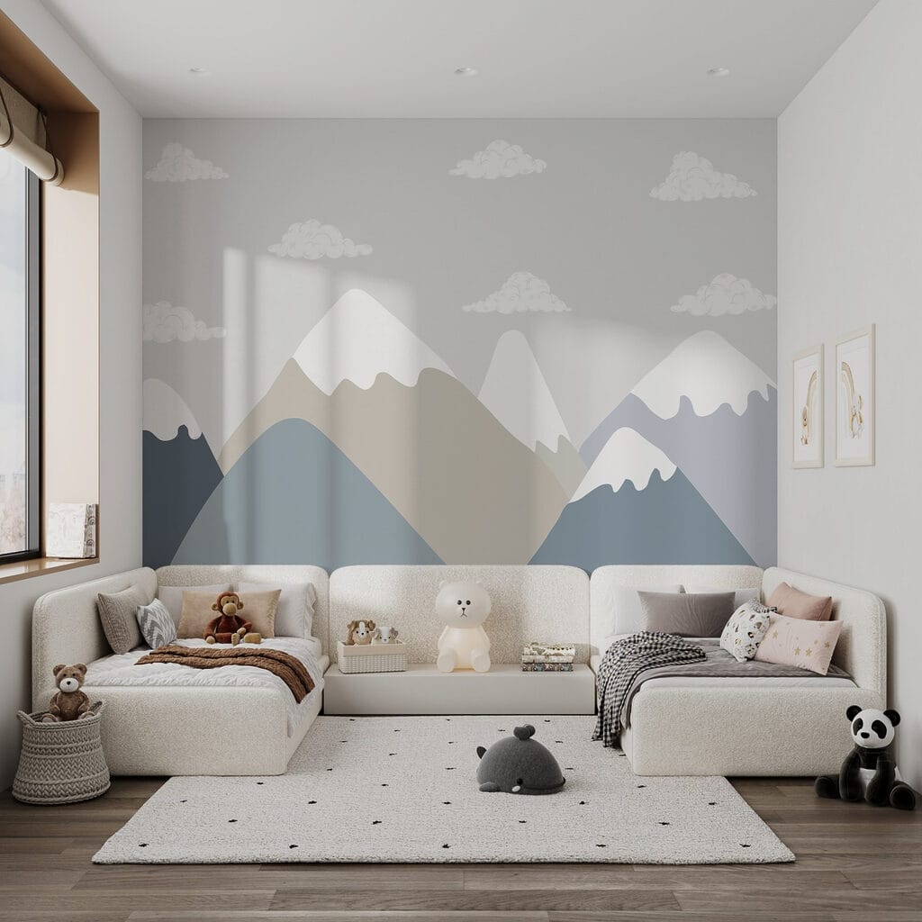 Verschneite Berge — Interieur 2