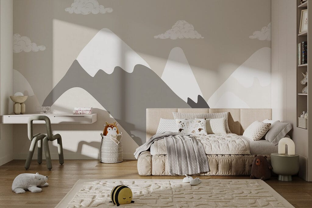 Verschneite Berge — Interieur 1
