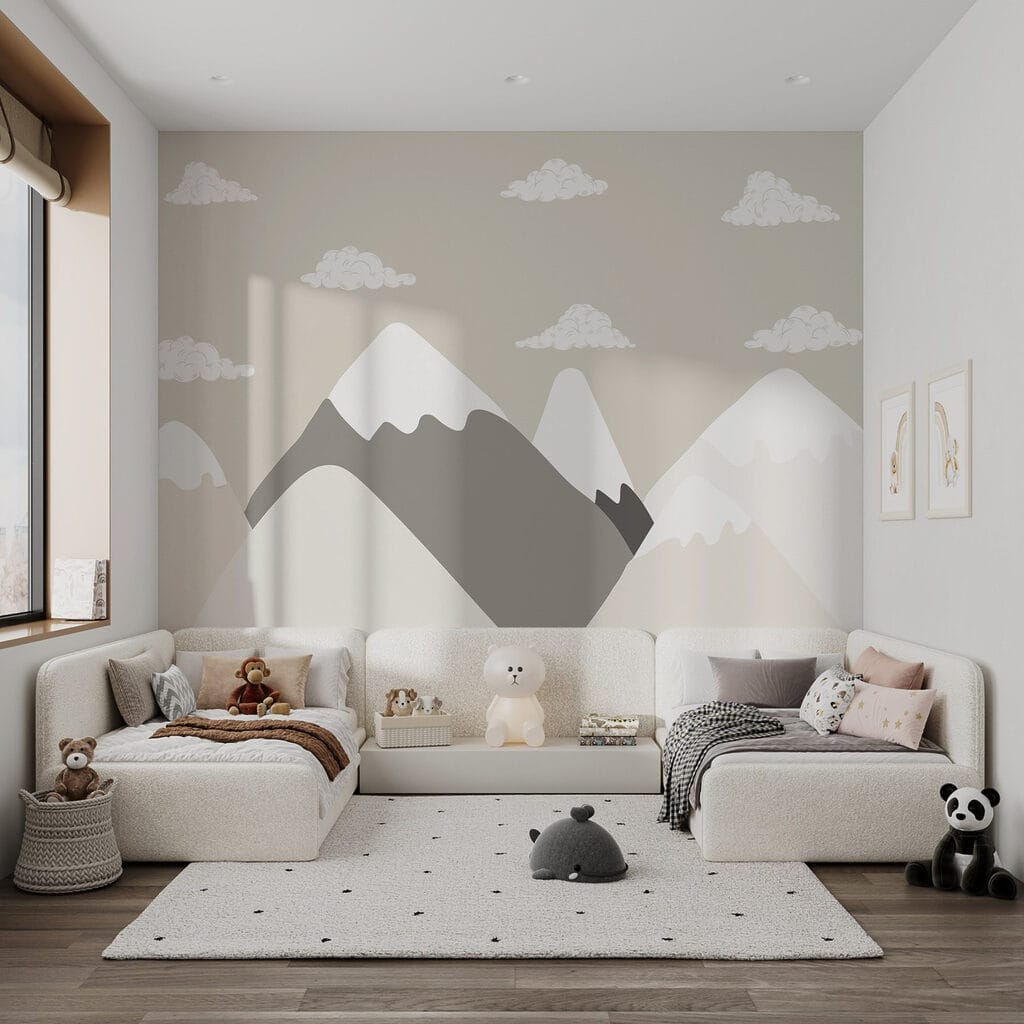 Verschneite Berge — Interieur 2