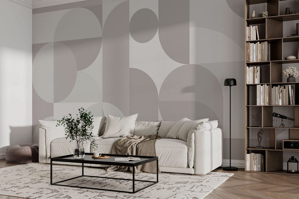 Halbkreise in Pastell — Interieur 2
