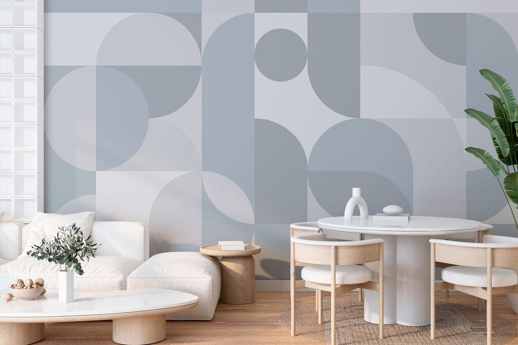 Halbkreise in Pastell — Interieur 1