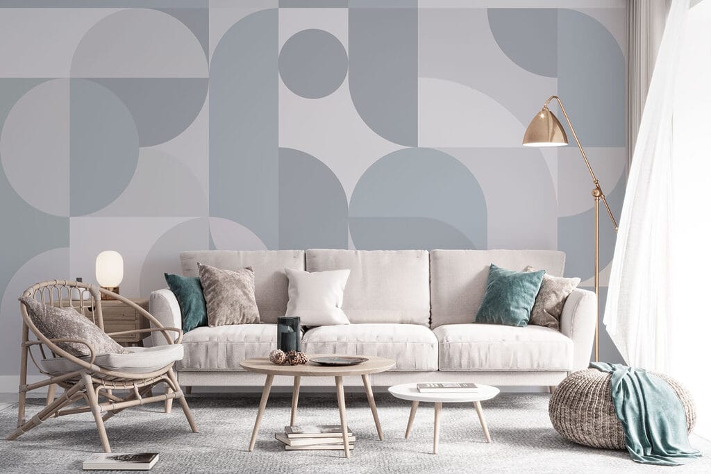 Halbkreise in Pastell — Interieur 2