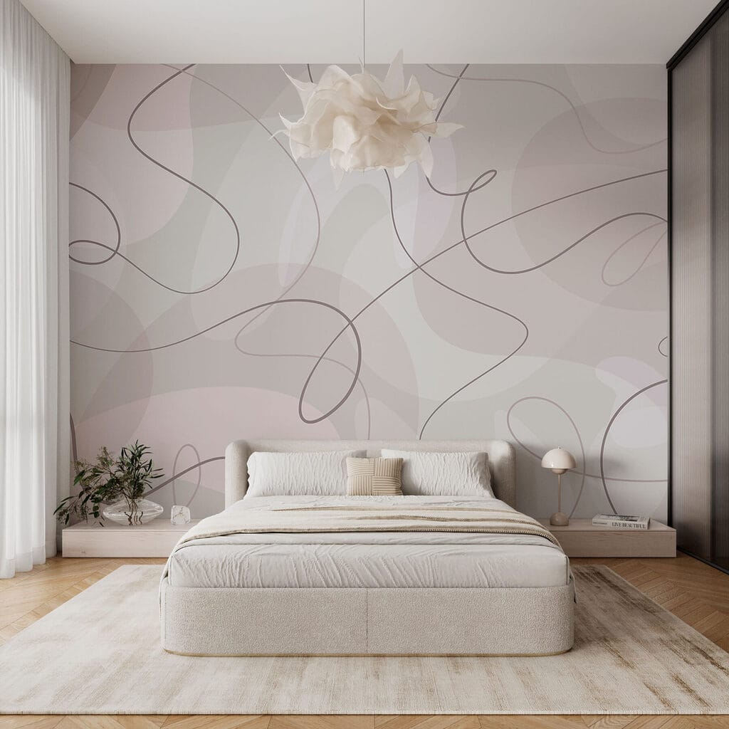 Feine Schlingen über Kieseln — Interieur 2