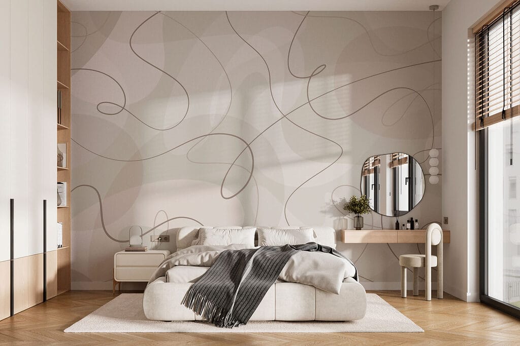 Feine Schlingen über Kieseln — Interieur 1