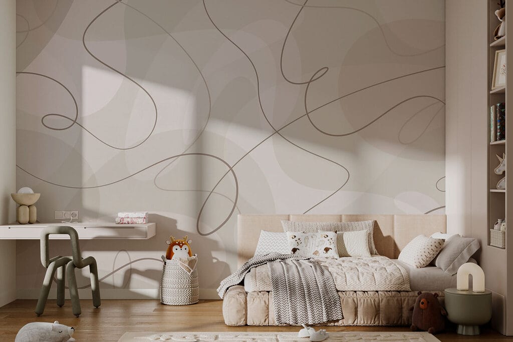 Feine Schlingen über Kieseln — Interieur 2