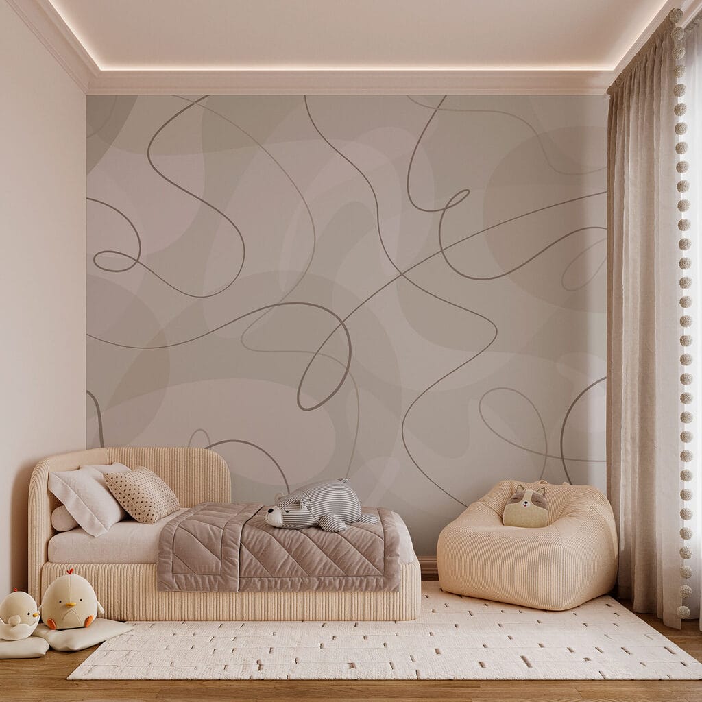 Feine Schlingen über Kieseln — Interieur 3