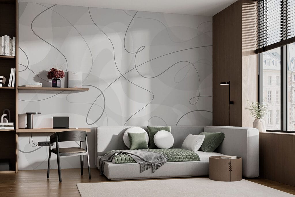 Feine Schlingen über Kieseln — Interieur 1